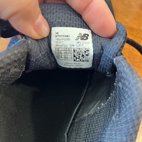 New Balance Men's DynaSoft Nitrel V5 GTX Trail Running Shoe size 13E wide - Picture 16 of 16